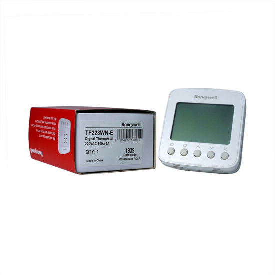 Picture of DIGITAL THERMOSTAT FOR 3 SPEED 2 PIPE FCU CONTROL HSG UNIT 220/230V WHITE TF228WN-E