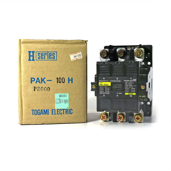 Picture of CONTACTOR 3P 24V WITH 2AUX PAK-100H
