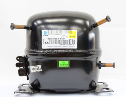 Picture of COMPRESSOR TECUMSEH THK0384, 1/8HP,R134A,MBP/HBP,240V/1PH/50HZ.