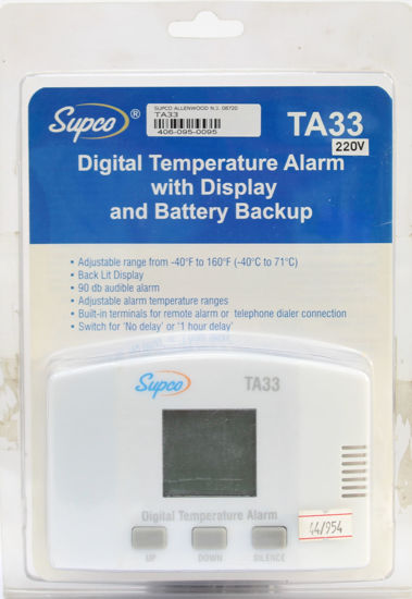 Picture of TEMP ALARM WITH DISPLAY 220V TA33-220