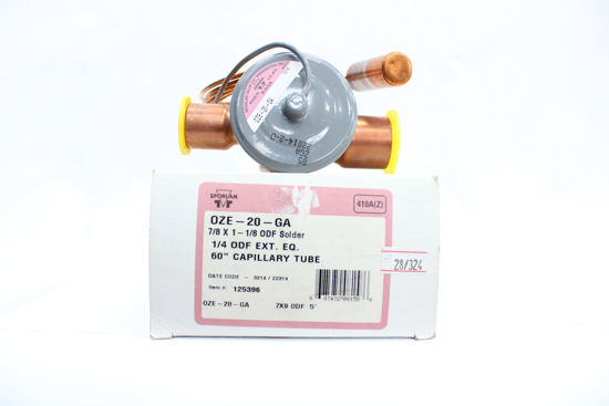Picture of EXPANSION VALVE OZE-20-GA, 7X9 ODF 5'    125396